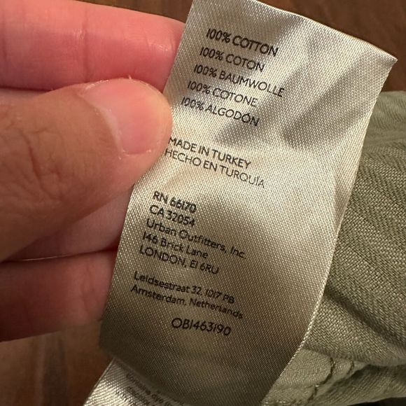 FREE PEOPLE WE THE FREE Maggie Mid Rise Straight Leg Jeans in Sage Green - Picture 9 of 12